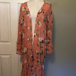 Southern Stitch Floral Kimono